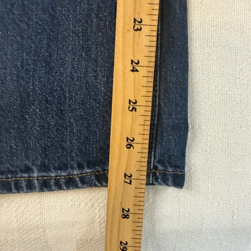 The Childrens Place Boys Slim Bootcut Jeans Dark Wash Blue Size 12 Slim
